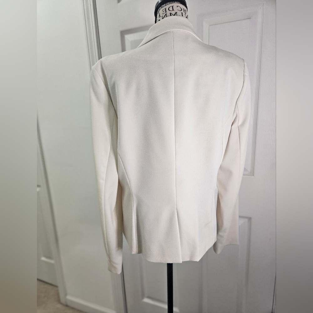 Calvin Klein Cream Women's Blazer - Picture 5 of 7